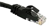 C2G / Cables to Go 31342 Cat6 550 Mhz Snagless Patch Cable, Black (5 Feet)