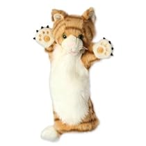 Long Sleeved Glove Puppet Ginger Cat