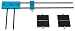 Align-Rite DG-101 Drill Guide with 3/16-Inch Holes for 12-Inch Drawers and Doors