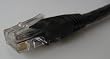 2 meter Category 6 Ethernet Patch Cable Black - this is better data quality than cat5e