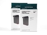 Compatible HP C6615A Ink Cartridges Combo 2-Pak: 2 Black