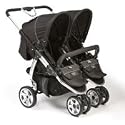 Valco Twin Latitude Baby Stroller - Licorice