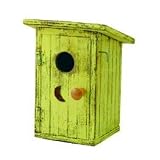 Birdhouse Birdie Loo Yellow by Woodside Gardens