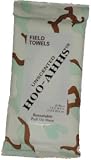 Hoo-Ahhs Unscented Disposable Field Towels in 20ct Desert Camouflage Package