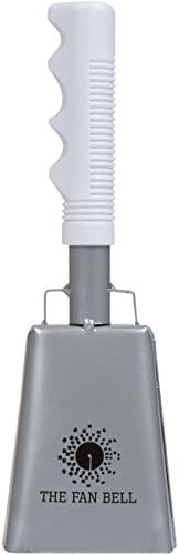 The Fan Bell - 10 inch Cowbell with White Contoured Handle