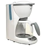 Braun KF580  AromaDeluxe 10-Cup TimeControl Coffemaker, White