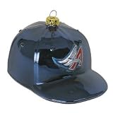 Los Angeles Angels Team Glass Baseball Hat 4 Ornament
