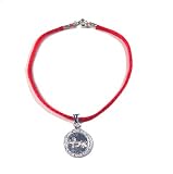 Kabbalah Red String Bracelet With Gods Name In Hebrew (Sterling Sliver)