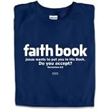 Faith Book Adult Christian T-shirt-XL [Apparel] [Apparel]
