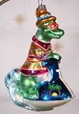 Christopher Radko REAL GO GATOR - JET SKI - ALLIGATOR ORNAMENT
