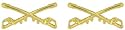 1750 Officers Cavalry Insignia Pin Set