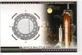2009 Topps American Heritage Heroes Heroes of Spaceflight Relics #SSD6 Space Shuttle Discovery A (Orbiter Payload Bay Liner ) (Baseball Cards)