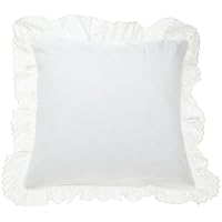 Fresh Ideas Eyelet Ruffled Pillow Sham Euro
