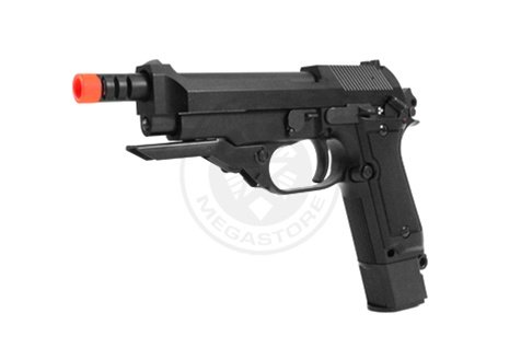 KJW M93R II Gas Blowback Pistol Light SMG w/ Semi & Full Auto Burst