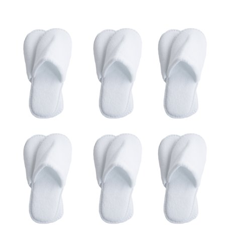Terry SPA Slippers One-Size (6-Pack)