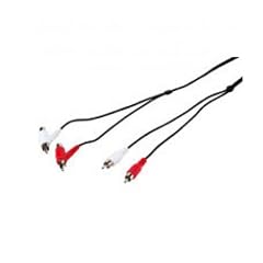 1.5m 2x Cinch Stecker auf 2x spezial Cinch Stecker