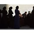Palestinian Women Sit as They Mourn During the Funeral of Four Al-Aqsa Martyrs' Brigades Militants Photographic Poster Print, 32x24