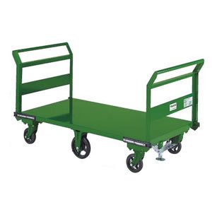 大型鋼鉄製6輪運搬車　両袖(溶接一体構造)　SOH-1LWS