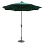 Ace Evert Market Umbrella 8701, Collar Tilt, 9 ft, Polyester, Dark Green