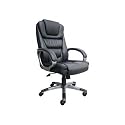 Boss B8601 Executive Leather Chair, Black