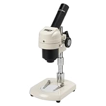 Frey Scientific Stereo Microscope with Adjustable Height, Monocular Head, 20X Magnification