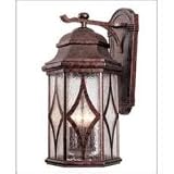Savoy House Wall Mount Lantern with Diamond Windowpane Design