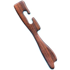 Click here to buy Baerreis Hand Carved Black Walnut Oven Rack Tool - Push-n-pull Original, Unique Kitchen... by Designs Baerreis.