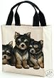 Yorkshire Terrier Yorkie Puppies Leslie Anderson Tote Bag Purse