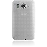 HTC Inspire 4G TPU Case with Inner Check Design - Clear Check (Free HandHelditems Sketch Universal Stylus Pen)