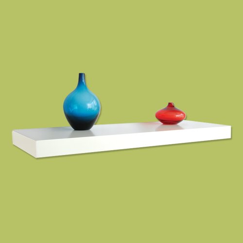 24″ Chicago Floating Shelf White