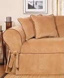 SURE FIT Loveseat Slipcover, 100% Cotton Corduroy, CAMEL 120627259-260