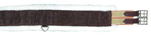 HDR Canvas Fleece Girth W/ Roller Buckles W/Drings