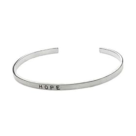 Sterling Silver Friendship Stackable Bracelet - Hope by 