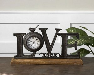 Uttermost 06667 Love Clock Black Finish