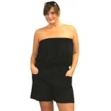 Terry Plus Size Bandeau Romper Cover Up by Jordan Taylor - Plus Size Swimwear Plus Size Swimsuits at Jordan Taylor&reg%3B