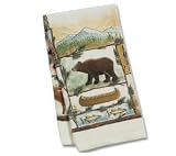 Cabin Fever Terry Towel - Bear & Moose decor