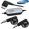 Samsung Blackjack II SGH-i617 Cell Phone OEM Stereo Hands-Free Headset part # AAEP405SBE AAEP407SBE
