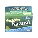 Dexatrim Natural Decaf Green Tea Formula Herbal Dietary Supplement - 30 Caplets
