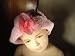 Ht24bp, Baby Pink Gimp Floppy Hat with Rose
