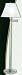 Good Earth Lighting G7150-BN-I Taverna One Light Floor Lamp with White Fabric Shade, Brushed Nickel