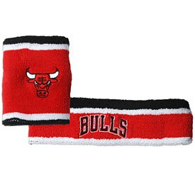 Chicago Bulls Headband and Wristband Set