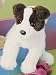 Junior Jack Russell Terrier Plush Stuffed Dog
