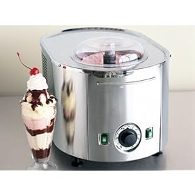 Musso Stainless Steel Lussino Ice Cream Maker 1.5-qt.