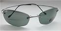 Serengeti Stratus Titanium PolarMax Polarized Photochromic CPG Lens Sunglasses, Gunmetal Frame - 6845