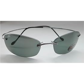 Serengeti Stratus Titanium PolarMax Polarized Photochromic CPG Lens Sunglasses, Gunmetal Frame - 6845