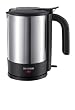 Severin WK 3364 Wasserkocher, Edelstahl-gebürstet-schwarz / 1.5 Liter / 1800 W