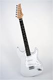 Crescent 39 Silver Electric Guitar with Accessories