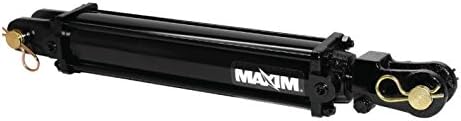 MaximTC Double Acting Hydraulic Tie Rod Cylinder - 2 Bore Hydraulic Cylinder - Tie-Rod Cylinder for Double Acting Applications - 2” Bore, 36” Stroke, 2500 PSI, 46.25'' Retracted - 3/8 NPT Ports