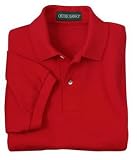 NEW Outer Banks - 68-Ounce Pique Knit Sport Shirt Bright Red-3XL