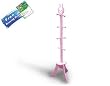 Lohasrus Kids Coat Tree 15047 - Non-toxic Dual Painted MDF and Hardwood, Indoor, 49-1/2 '' H, for ages 2 to 8, Free Drawing Book